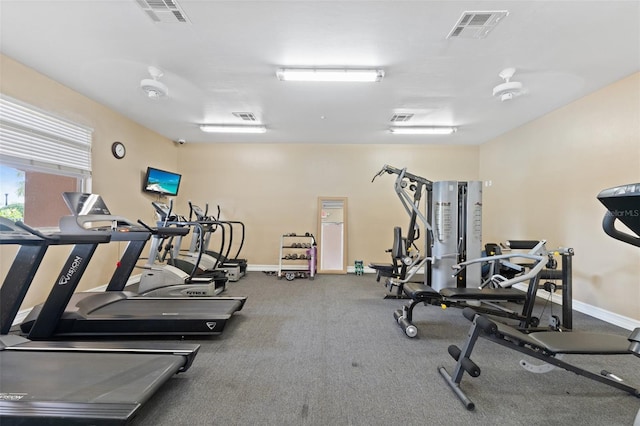 view of exercise room