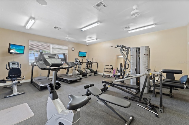 view of exercise room