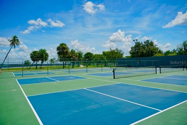 view of sport court