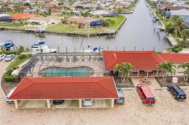 1 Colony Point Dr Unit A19, Punta Gorda, FL 33950 - birds eye view of property featuring a water view and a residential view