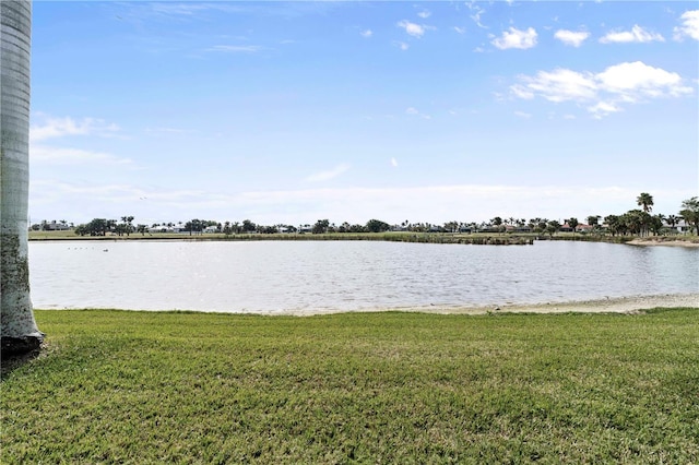 view of water feature