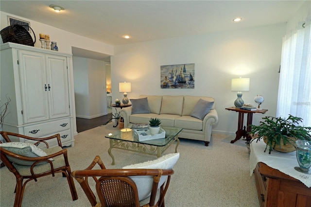 living room with a wealth of natural light