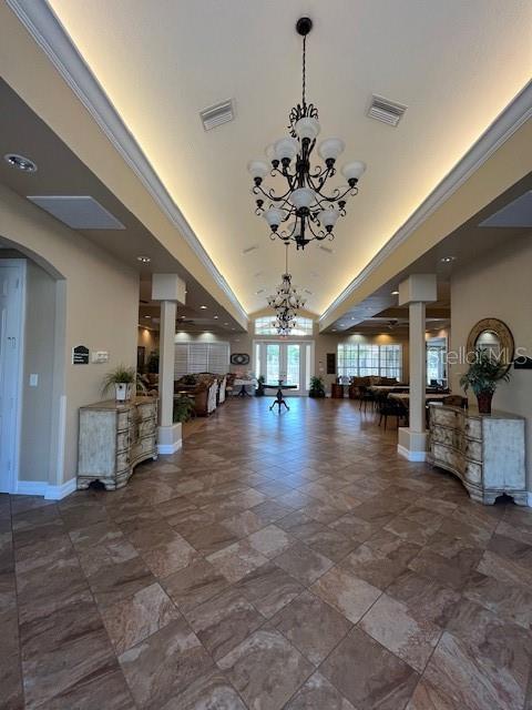 lobby with visible vents