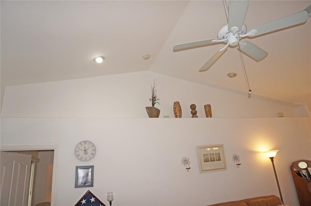 details featuring ceiling fan