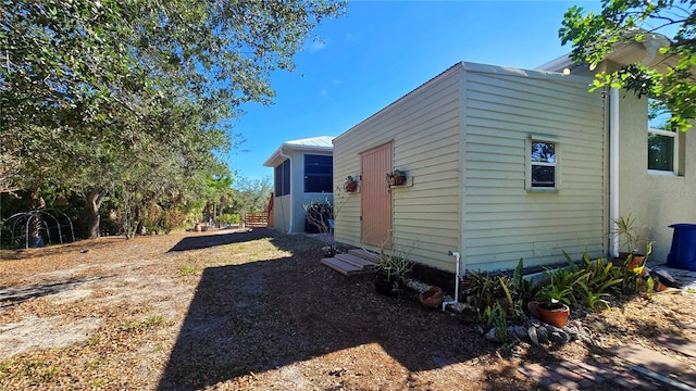 view of side of property