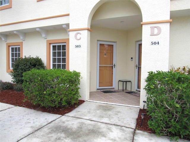 view of property entrance