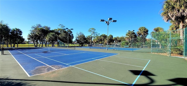 view of sport court