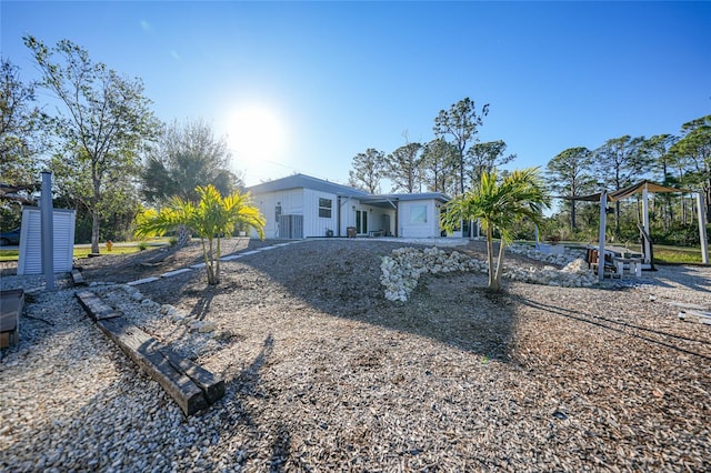 view of back of property