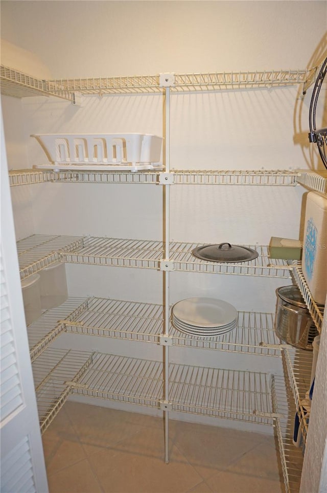 view of pantry