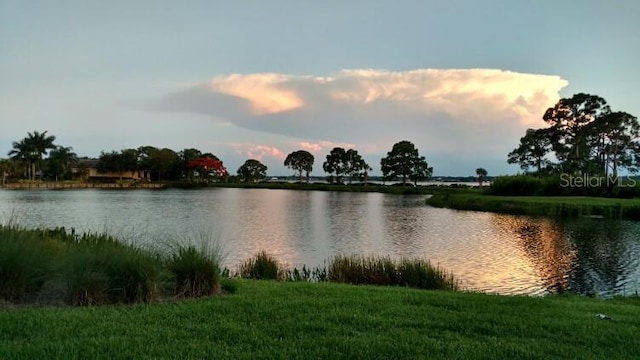 view of water feature