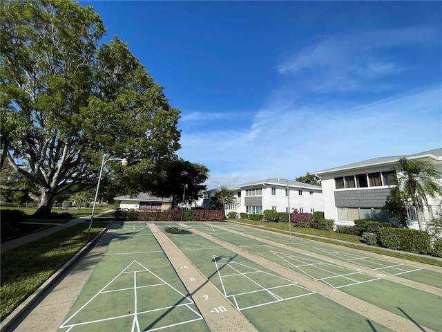 surrounding community featuring shuffleboard