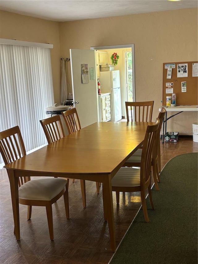 view of dining room