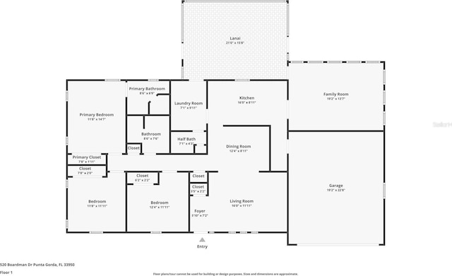 520 Boardman Dr, Punta Gorda, FL 33950 - plan