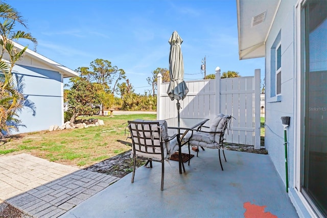 view of patio / terrace