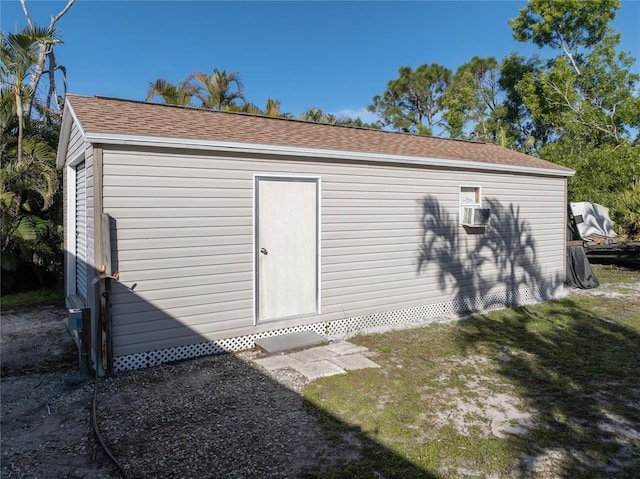 view of outbuilding