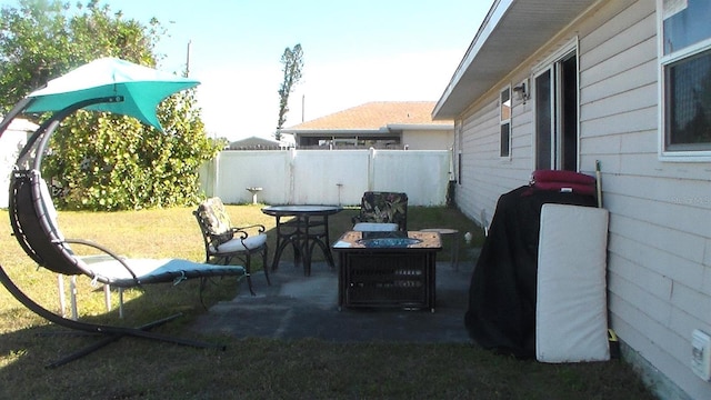 3380 Maple Ter, Port Charlotte, FL 33952 - view of patio with a fenced backyard
