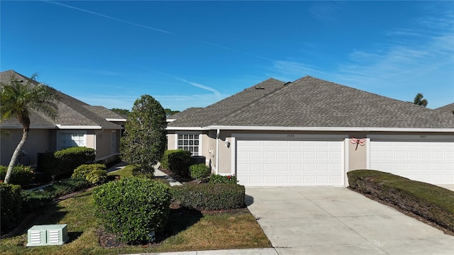 ranch-style house with a garage