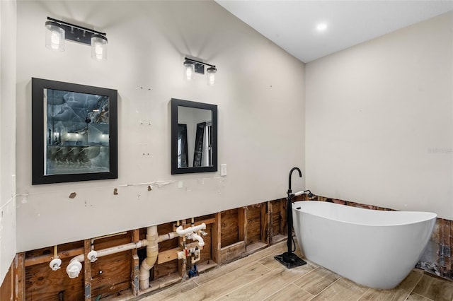 bathroom with a bathing tub