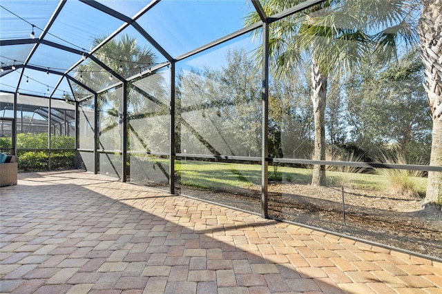 exterior space with a lanai