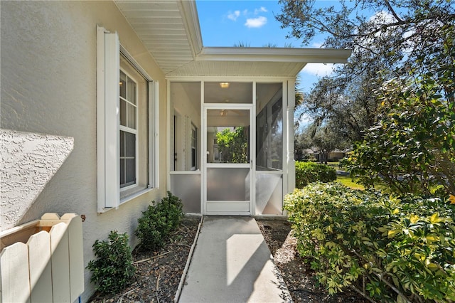 view of entrance to property