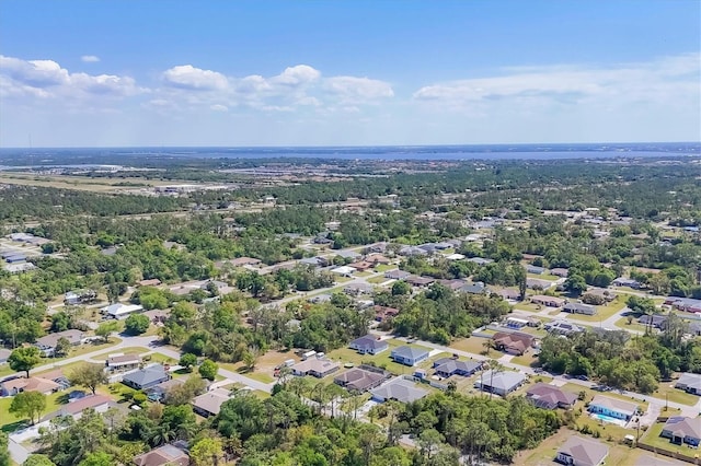 birds eye view of property featuring a residential view