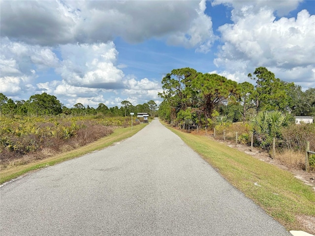 view of road