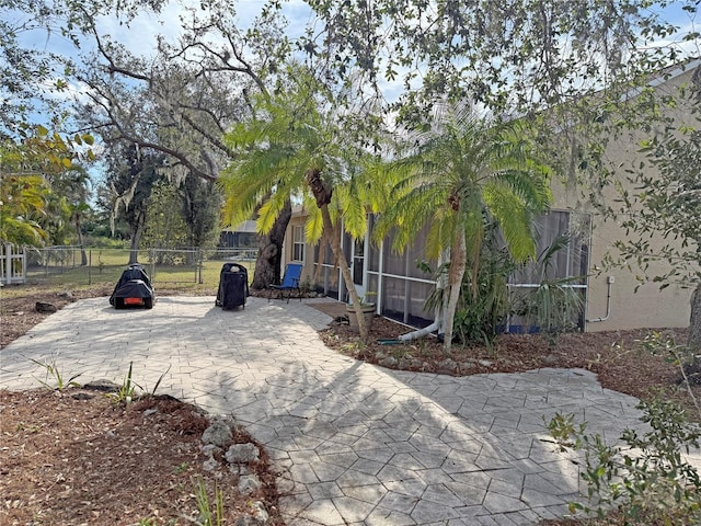 exterior space featuring a patio