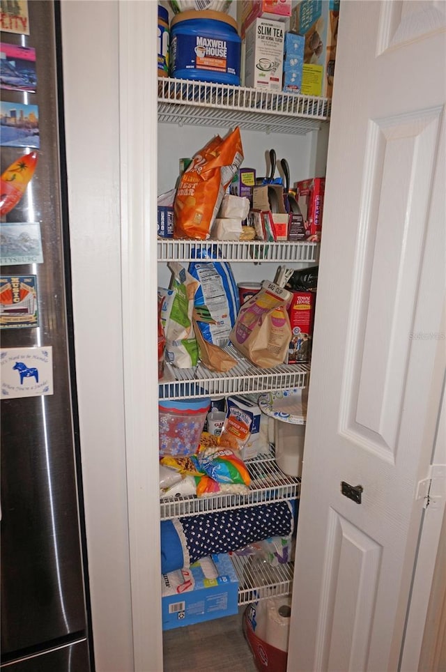 view of pantry