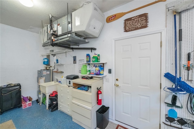 kitchen with water heater