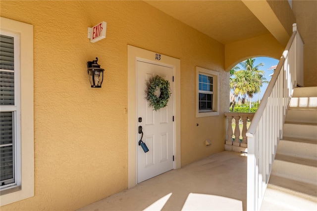 view of entrance to property