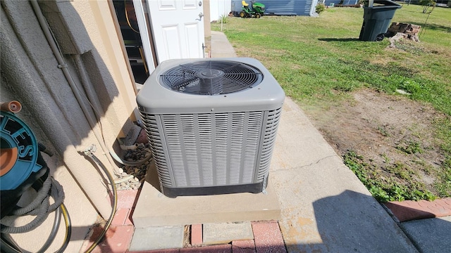 exterior details with central AC unit