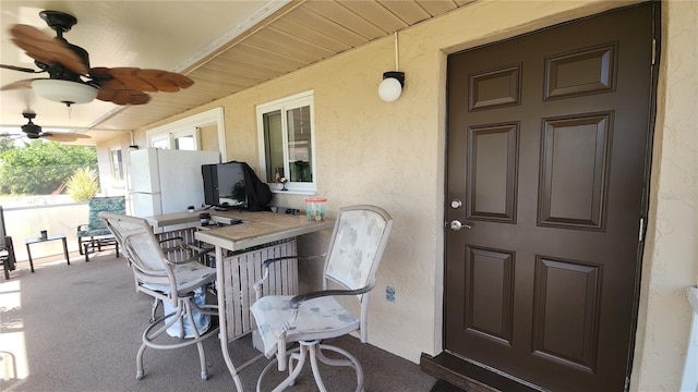 181 Coconut St, Punta Gorda, FL 33980 - view of patio / terrace with a ceiling fan