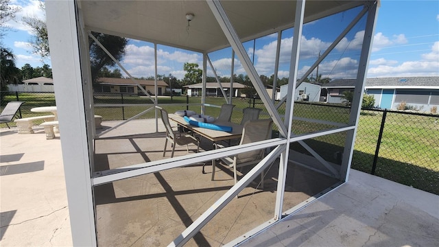 181 Coconut St, Punta Gorda, FL 33980 - view of patio featuring a residential view