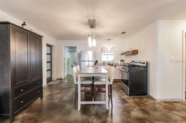 view of dining room