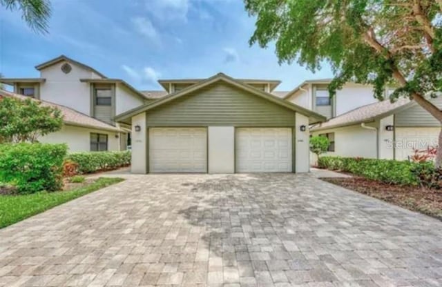 front of property featuring a garage