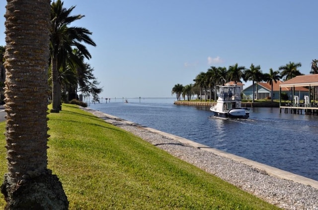 property view of water