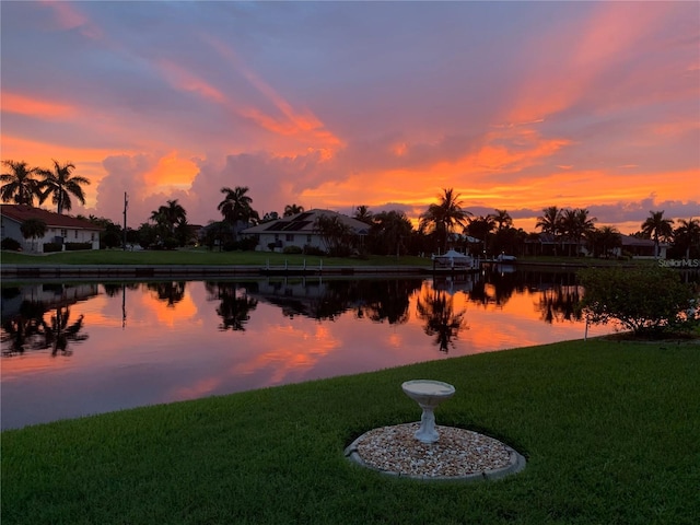 property view of water