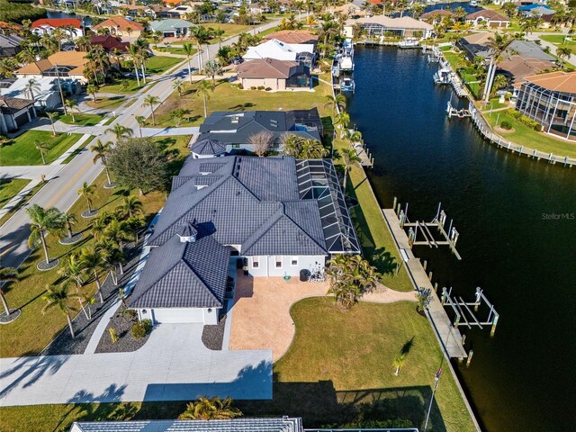 3415 Tripoli Blvd, Punta Gorda, FL 33950 - birds eye view of property with a water view