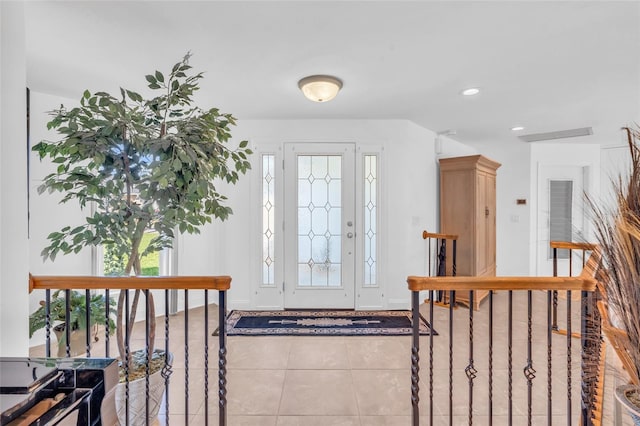 tiled entrance foyer with plenty of natural light