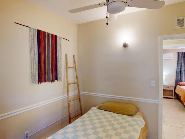 21456 Holdern Ave, Port Charlotte, FL 33952 - bedroom featuring ceiling fan and light tile patterned floors