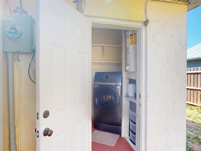 21456 Holdern Ave, Port Charlotte, FL 33952 - washroom featuring washer / clothes dryer