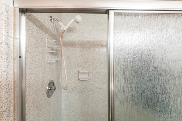 bathroom with an enclosed shower