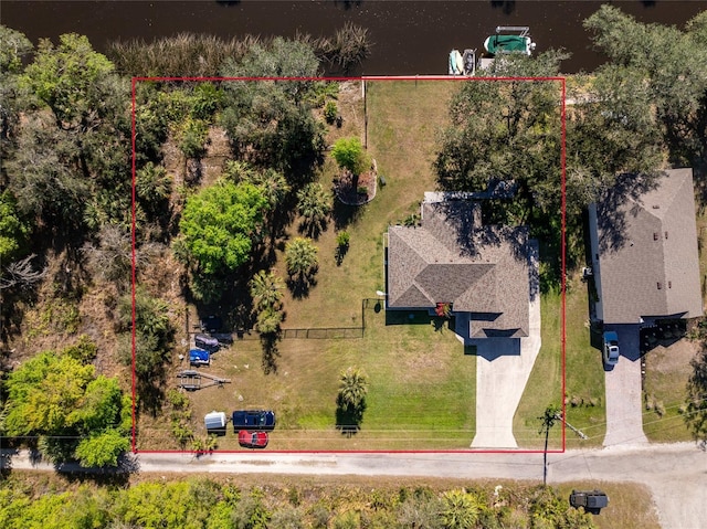27385 Neaptide Dr, Punta Gorda, FL 33983 - aerial overview of property's location featuring property parcel outlined