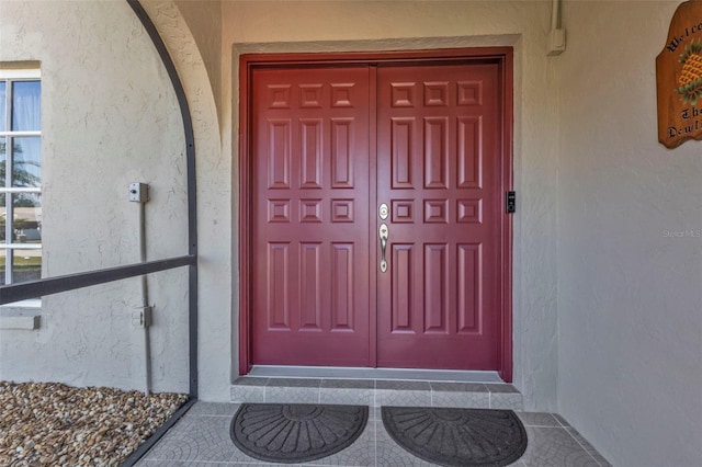 view of entrance to property