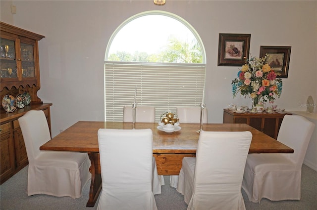 view of dining space