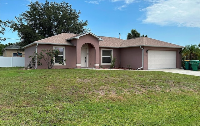 20370 Mount Prospect Ave, Port Charlotte, FL 33952 - ranch-style home featuring stucco siding, an attached garage, and concrete driveway