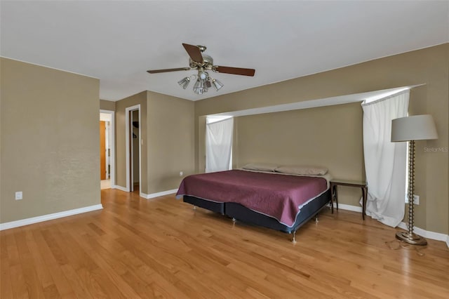 295 Porto Alegre St, Punta Gorda, FL 33983 - bedroom featuring ceiling fan and light wood-type flooring