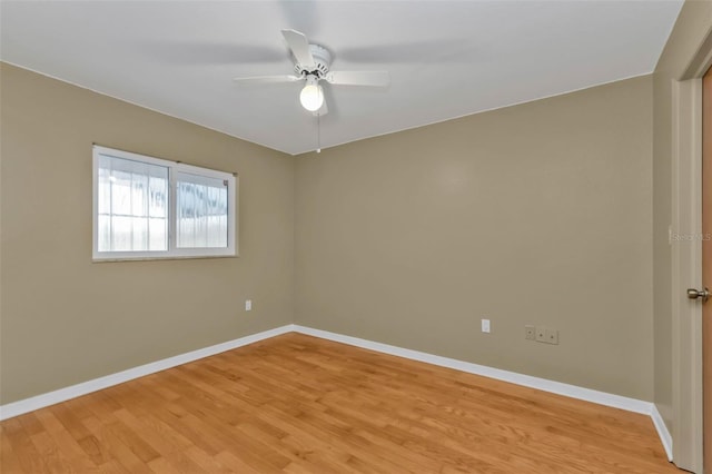 295 Porto Alegre St, Punta Gorda, FL 33983 - empty room featuring ceiling fan and light wood-type flooring