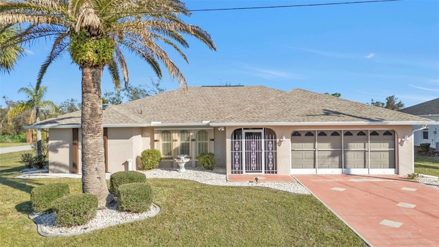 295 Porto Alegre St, Punta Gorda, FL 33983 - single story home with a garage and a front lawn