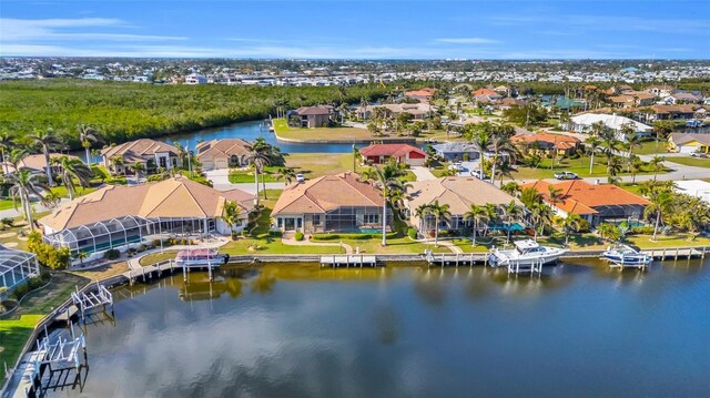3321 Tripoli Blvd, Punta Gorda, FL 33950 - drone / aerial view with a water view